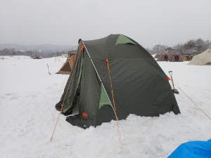 テントの設営の画像25
