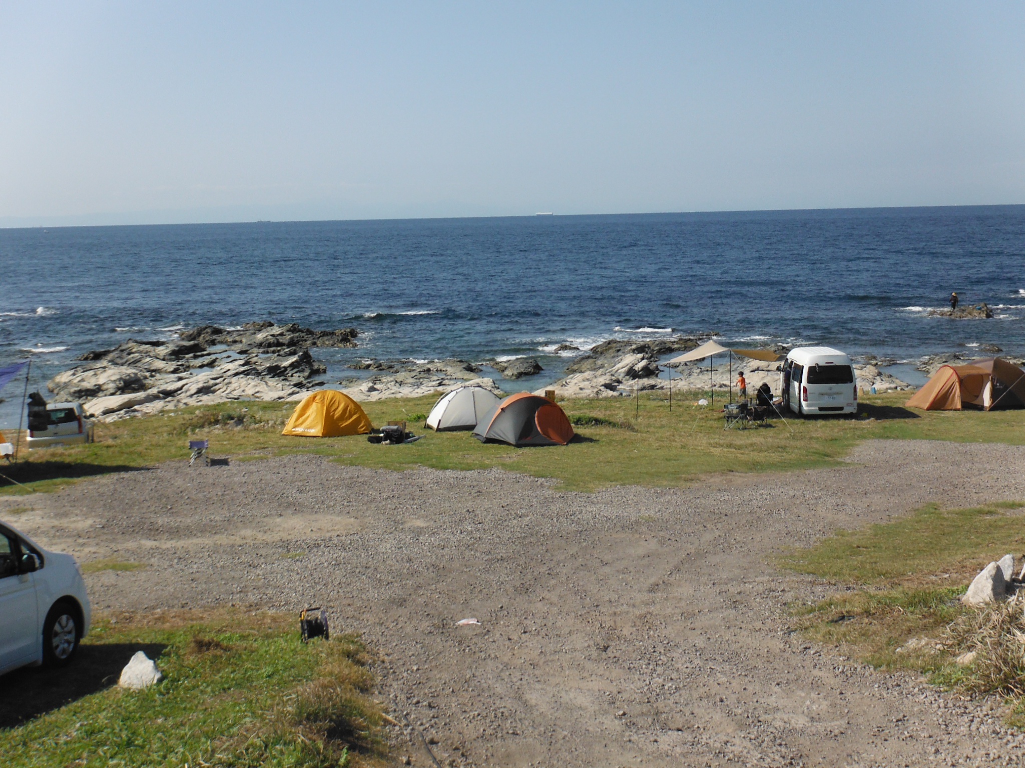 お台場海浜庭園磯浜側サイトＢの景色の画像08