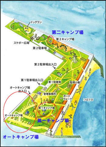 城南島海浜公園マップ