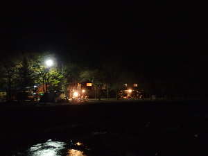 神之川キャンプ場の夜