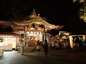夜の江島神社辺津宮の画像35