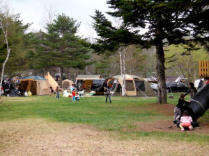 林間キャンプの画像