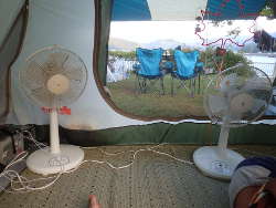 夏キャンプの暑さ対策