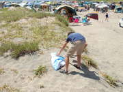 砂浜での海キャンプの画像07