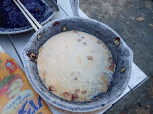 スキレット鍋のアヒージョも凍ったの画像2908