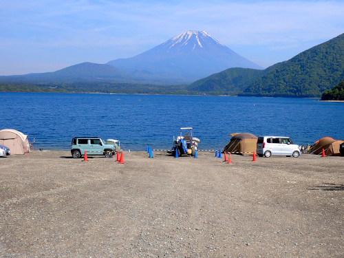 Gateから降りてきた湖畔ポイント