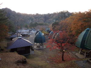 上から見たロッジ村