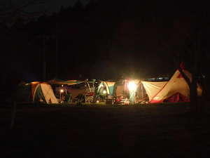 夜のキャンプ場②