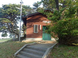 第３オートキャンプサイトのトイレ