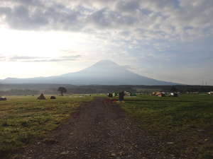Ｄ・Ｅサイトからの富士山