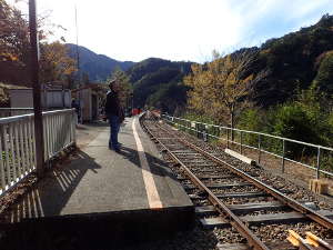 秘境駅の奥大井湖上駅の画像21