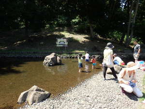 風の広場の水遊び池の画像12