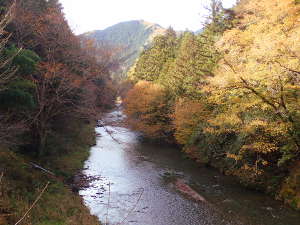 「石舟橋」上流側を見た風景の画像07