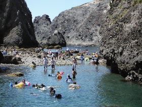 Ａポイント(海に向って左側）全景