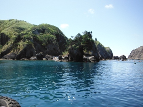 ヒリゾの海は、まさに青く輝くダイヤモンド