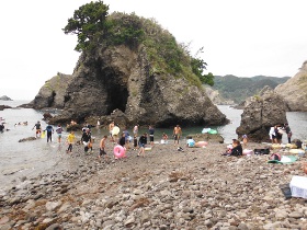 ヘイゴロ岩の全景