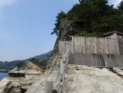 浮島海岸の海の家