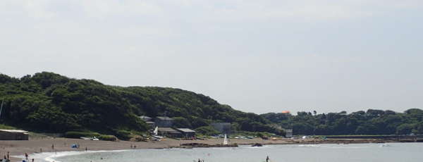 三浦市側（南側）の和田長浜海岸(2016/06/18) 大潮　晴れ