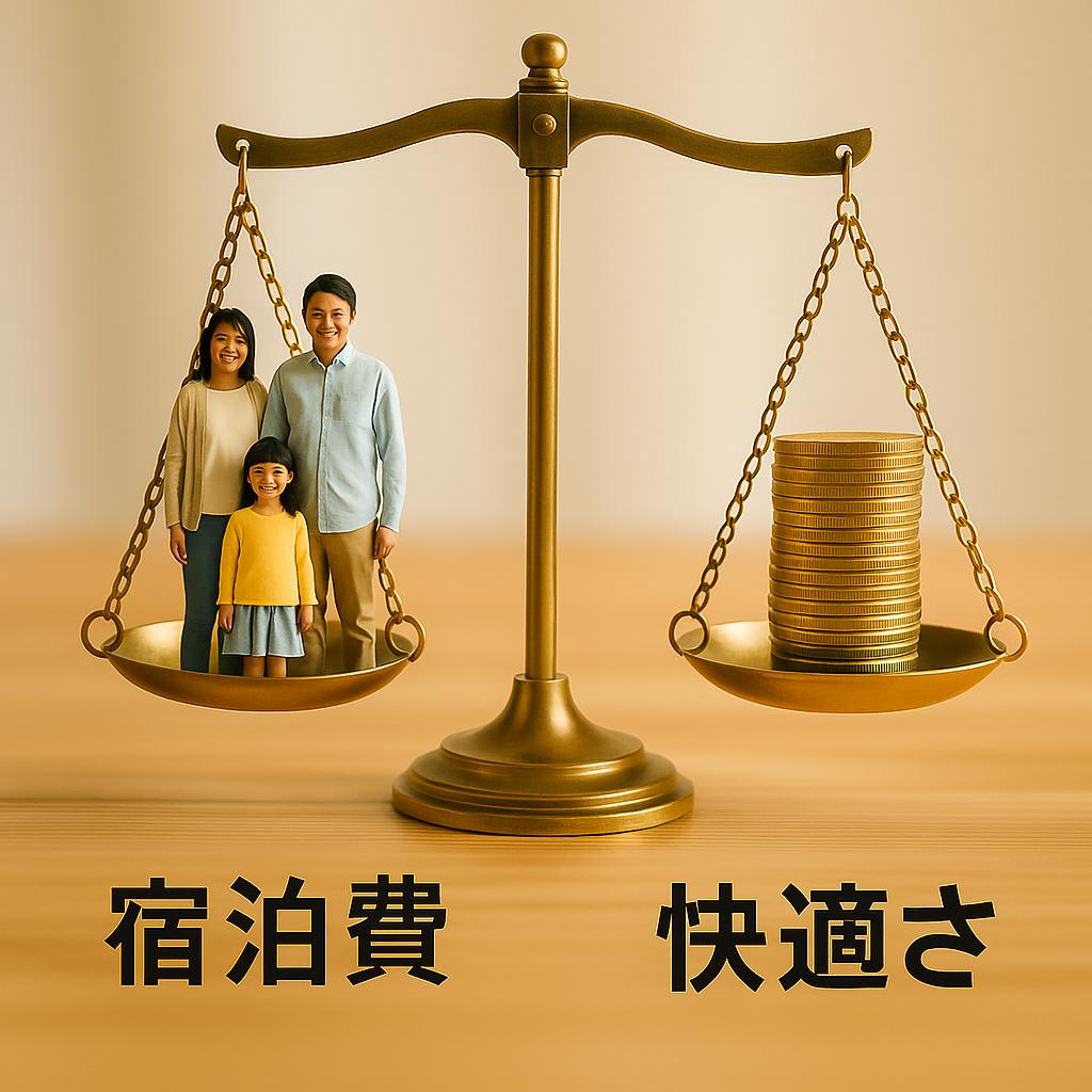 コストと快適さのバランスの画像