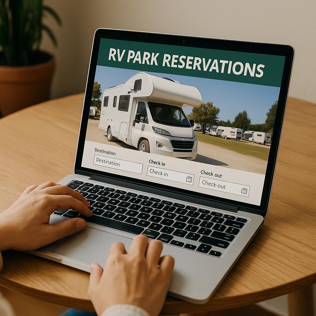 RVパークサイトでの直接予約の画像