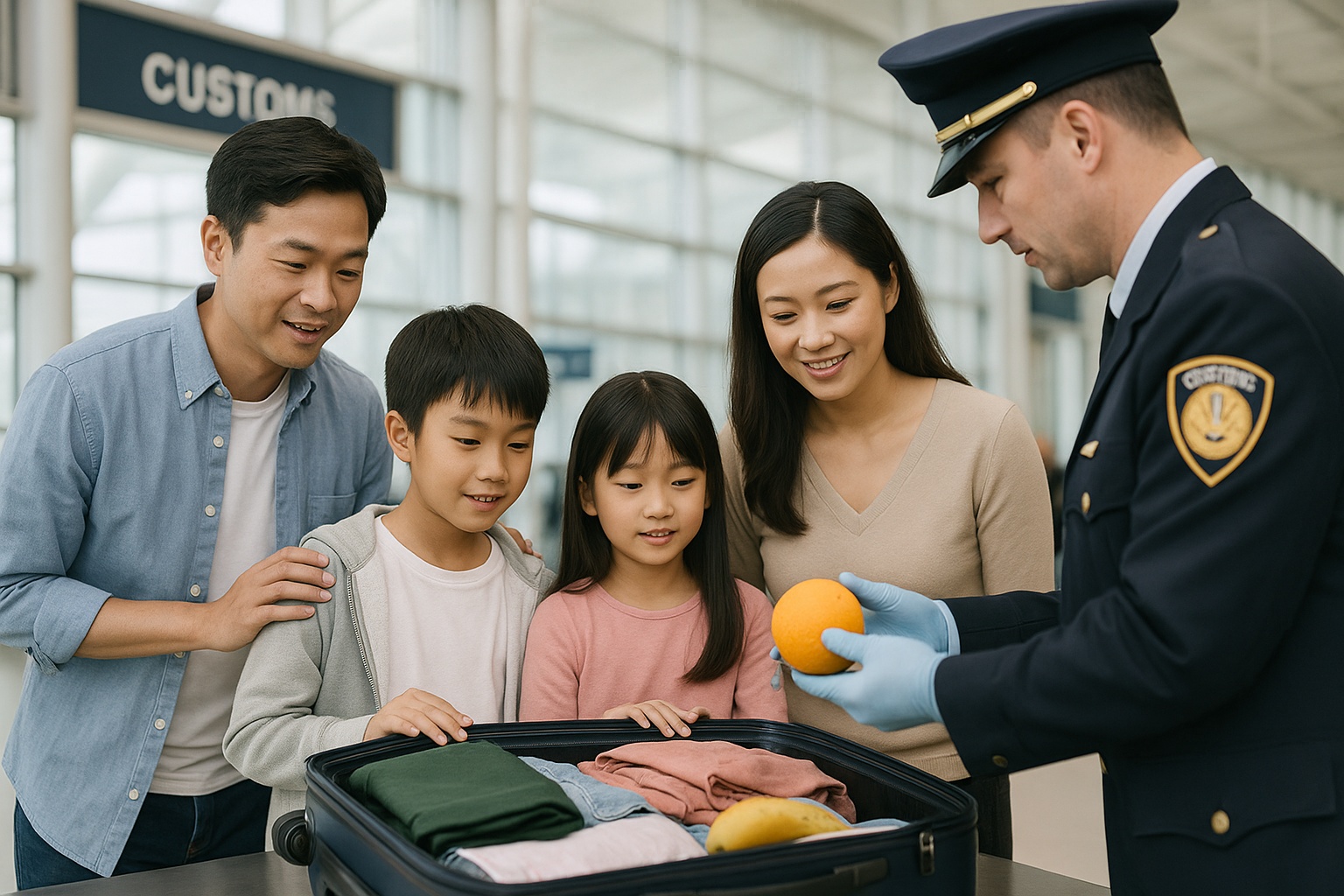 入国検査の画像