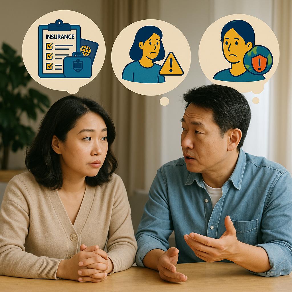 海外旅行保険の検討の画像