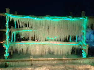 夜の氷のカーテンの画像12
