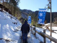 あしがくぼの氷柱会場入口へ向かう遊歩道の画像66