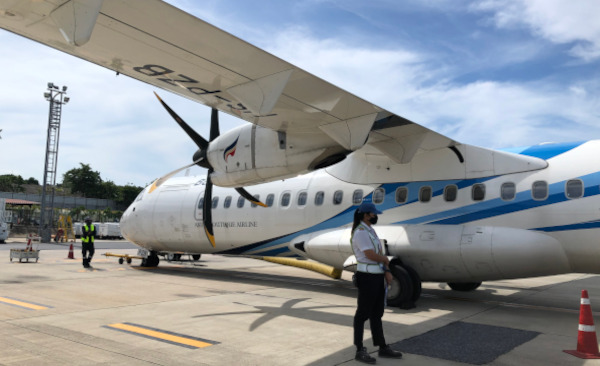 サムイ島への飛行機