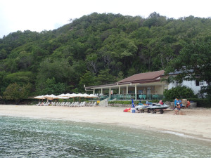 唯一のレストラン（Coral beach resort）