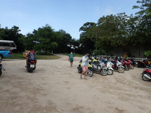 バイクの駐輪場