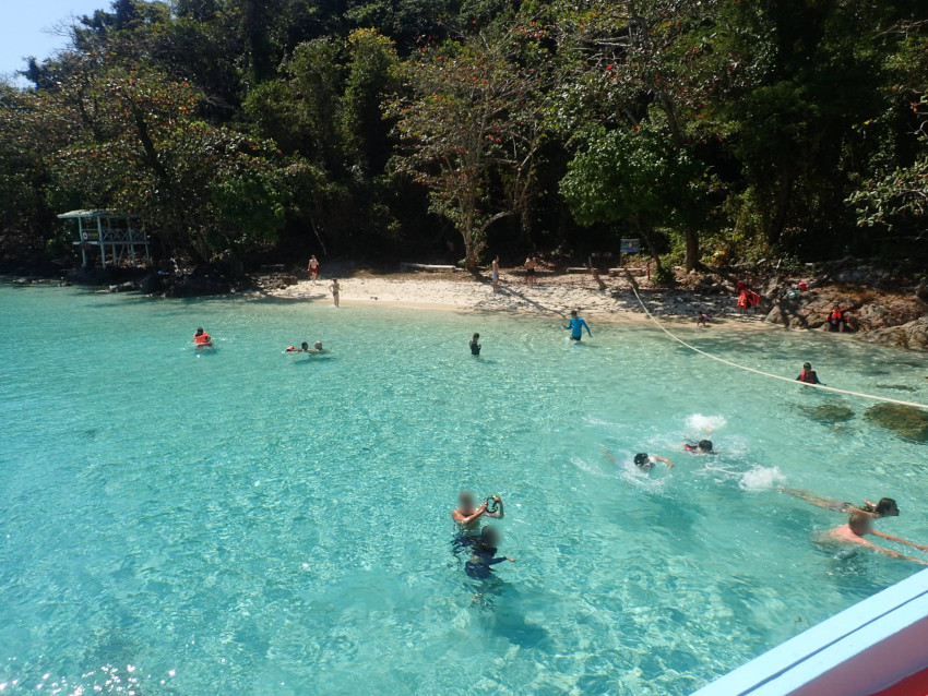 Ko Rang（ラン島）の砂浜